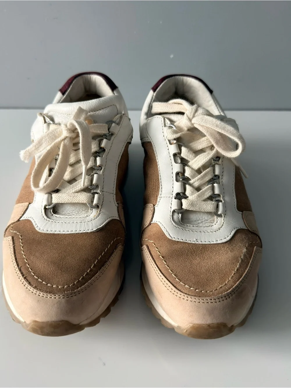 Massimo Dutty Women’s Leather Suedo Retro Sneakers Shoes 38 EU 8 US